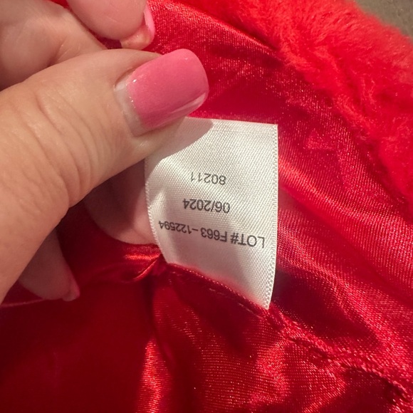 Baby Essentials Red Jacket & Christmas Dress Set with Bow Baby Girl 12 months - Picture 13 of 13